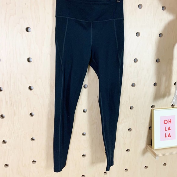 Girlfriend Collective Women's Black Compressive High-Rise 7/8 Legging Medium - Picture 2 of 5